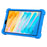 For Teclast M50 Mini Case Adjustable Kickstand Silicone Tablet Protective Cover - Dark Blue - 2