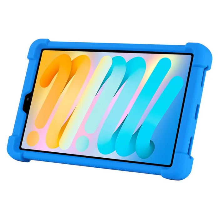 For Teclast M50 Mini Case Adjustable Kickstand Silicone Tablet Protective Cover - Dark Blue - 2