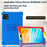 For Teclast M50 Mini Case Adjustable Kickstand Silicone Tablet Protective Cover - Dark Blue - 4