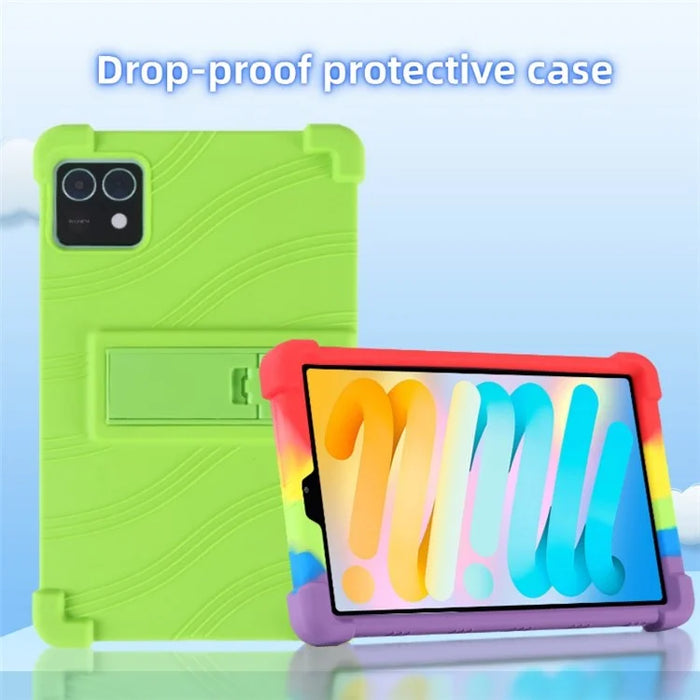 For Teclast M50 Mini Case Adjustable Kickstand Silicone Tablet Protective Cover - Dark Blue - 6