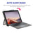 For Microsoft Surface Go 3 / 2 10.5 inch / 1 Protective Case PC TPU Clear Cover with Kickstand Pencil Holder (No Strap) - 4