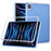 Clear Case for iPad Pro 11 (2022) / (2021) / (2020) / (2018) 3 in 1 PC + TPU Shockproof Tablet Cover - Blue - 1