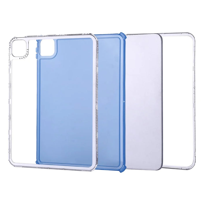 Clear Case for iPad Pro 11 (2022) / (2021) / (2020) / (2018) 3 in 1 PC + TPU Shockproof Tablet Cover - Blue - 2