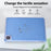 Clear Case for iPad Pro 11 (2022) / (2021) / (2020) / (2018) 3 in 1 PC + TPU Shockproof Tablet Cover - Blue - 3