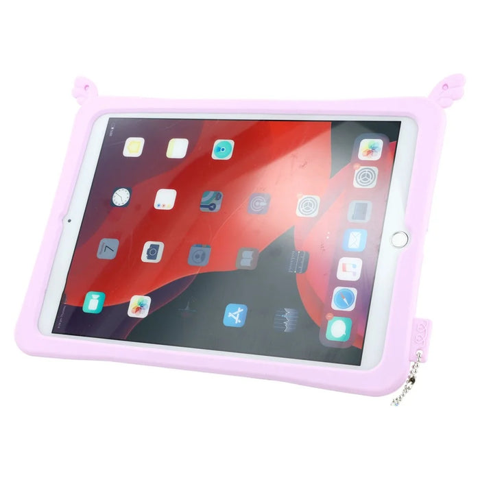 Cute Decor Tablet Shell for iPad 10.2 (2021) / (2020) / (2019) , Silicone + PC Kickstand Tablet Cover with Strap - 3