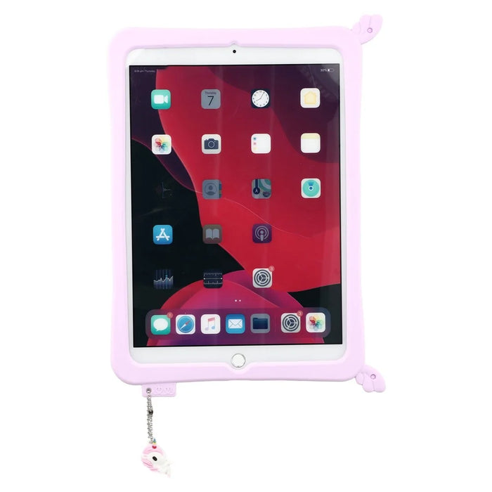 Cute Decor Tablet Shell for iPad 10.2 (2021) / (2020) / (2019) , Silicone + PC Kickstand Tablet Cover with Strap - 6