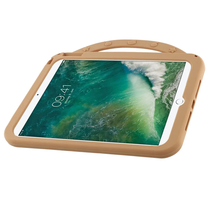 Silicone Case for iPad 10.2 (2021)  /  (2020)  /  (2019)  /  Air 10.5 inch (2019) Rotating Kickstand Protective Cover with Handle Capybara Pattern - 4
