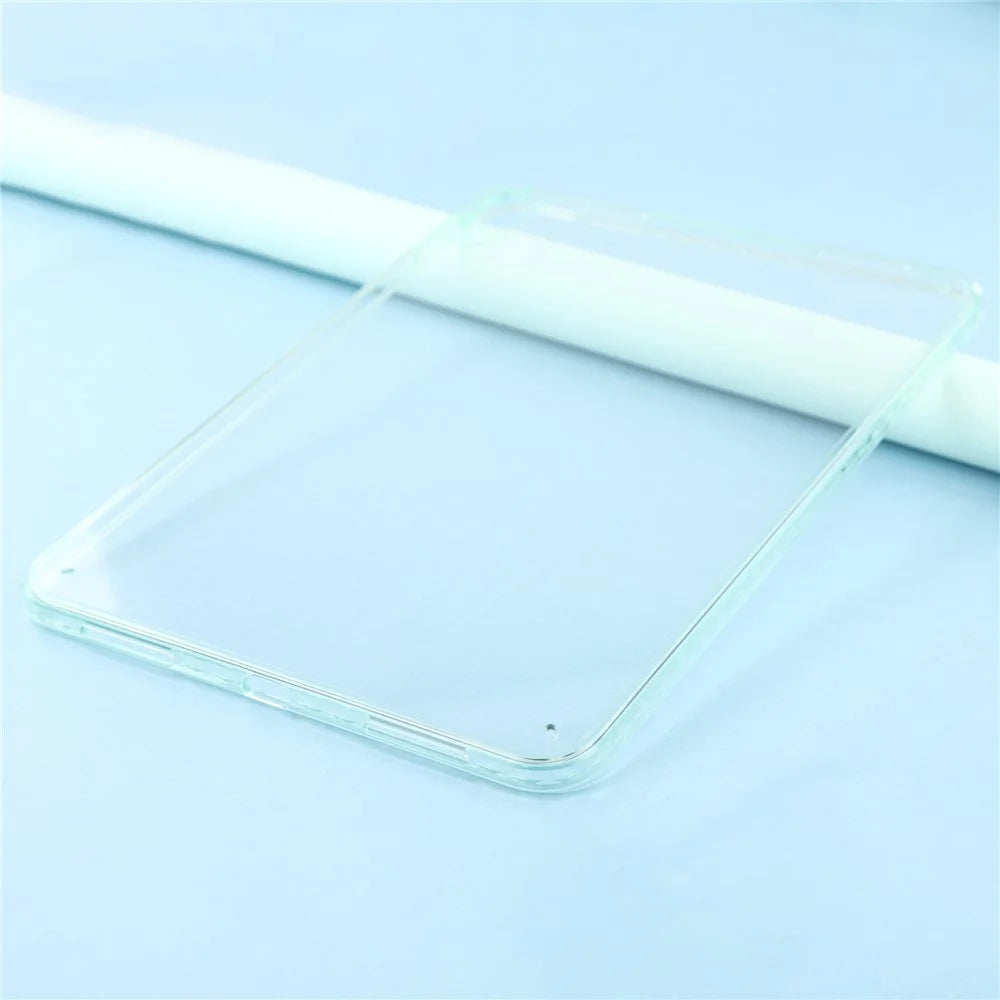 For iPad (2025) / 10.9 (2022) Case Flexible TPU + Acrylic Tablet Shockproof Protective Cover - Light Green - 3