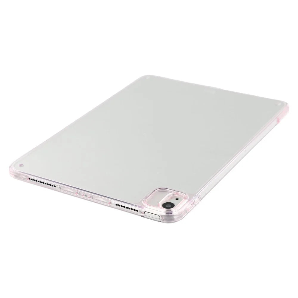 Tablet Case For iPad Air 11 (2026) / (2025) / (2024) / Air (2022) / (2020) / Pro 11 (2022) TPU + Acrylic Shockproof Cover with Lens Frames - Pink - 5