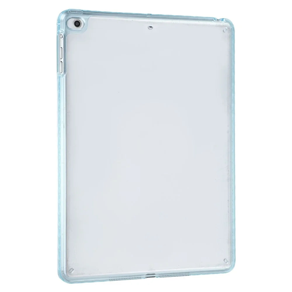 Tablet Case For iPad 9.7-inch (2018)  /  (2017)  /  Air (2013)  /  Air 2 Flexible TPU + Acrylic Shockproof Protective Cover - Baby Blue - 1