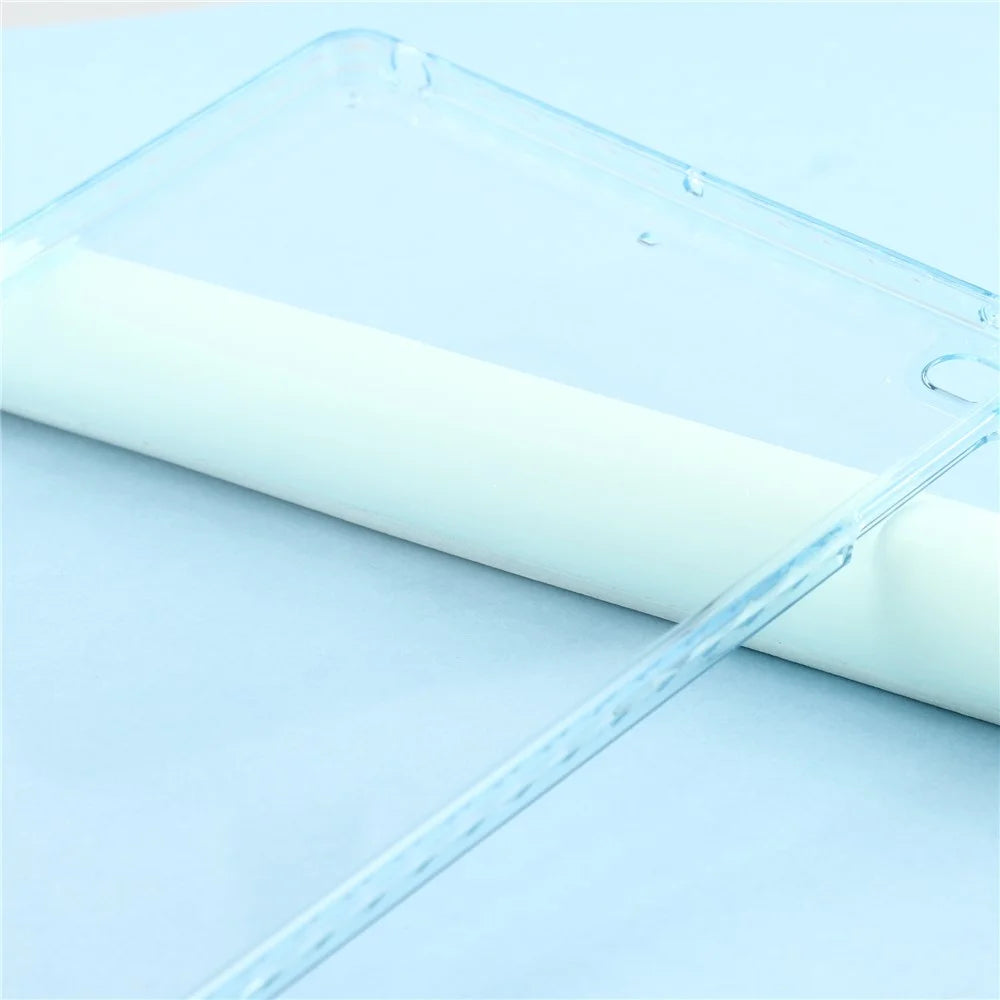 Tablet Case For iPad 9.7-inch (2018)  /  (2017)  /  Air (2013)  /  Air 2 Flexible TPU + Acrylic Shockproof Protective Cover - Baby Blue - 6