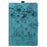 For Samsung Galaxy Tab S10 FE+ Case Flip Stand Leather Phone Cover Cherry Blossom Cat Imprinted - Green - 7