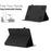 Universal 10-inch Tablet Case Honeycomb Printed Leather Tablet Cover with Card Slot - Black - 6