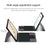 For Honor Pad X9 Pro Leather Case + Touchpad Bluetooth-Compatible Keyboard with Backlit - 6