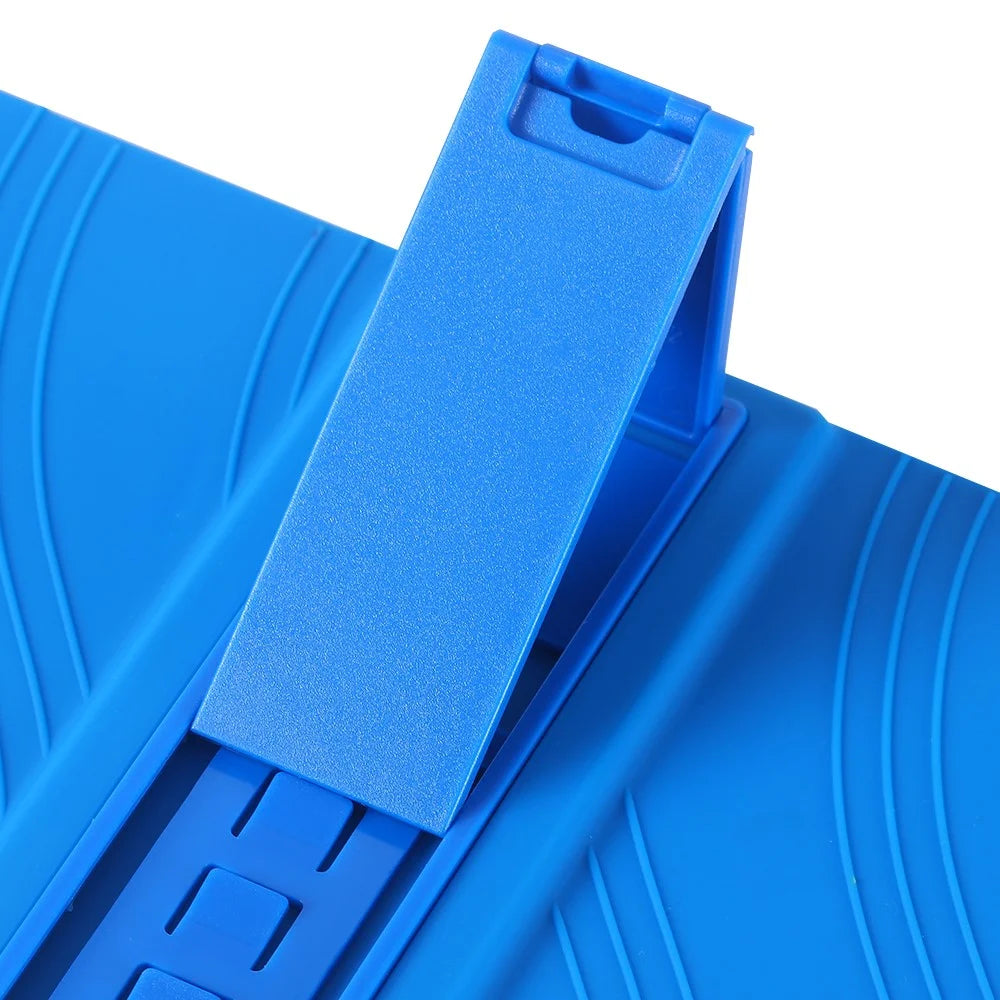 For Hotwav Pad 11 Silicone Case with Kickstand Rugged Protective Cover - Dark Blue - 5