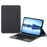 For Huawei Qingyun C7 (2nd Gen) Leather Case + Touchpad Bluetooth-Compatible Keyboard with Backlit - 1