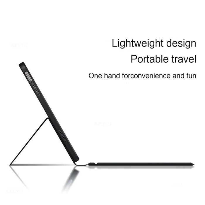 For Huawei Qingyun C7 (2nd Gen) Leather Case + Touchpad Bluetooth-Compatible Keyboard with Backlit - 5