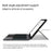 For Huawei Qingyun C7 (2nd Gen) Leather Case + Touchpad Bluetooth-Compatible Keyboard with Backlit - 6