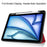 For iPad Air 11 (2026) / (2025) / (2024) Stand Case Shock-Absorbent Leather Tablet Cover with Pen Slot - Red - 3