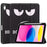 For iPad (2025) / 10.9 (2022) Tablet Case Pattern Printing Tri-Fold Stand Leather + TPU Cover with Pen Holder - Don't Touch Me - 1