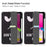 For iPad (2025) / 10.9 (2022) Tablet Case Pattern Printing Tri-Fold Stand Leather + TPU Cover with Pen Holder - Don't Touch Me - 4
