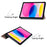 For iPad (2025)/10.9 (2022) Case Anti-Drop Leather Tri-fold Stand Tablet Cover - Rose Gold - 6