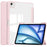 For iPad Air 13 (2026) / (2025) / (2024) Case Clear Acrylic Leather Tablet Cover Support Auto Sleep / Wake - Pink - 1