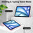 For iPad Air 13 (2026) / (2025) / (2024) Case Clear Acrylic Leather Tablet Cover Support Auto Sleep / Wake - Pink - 4