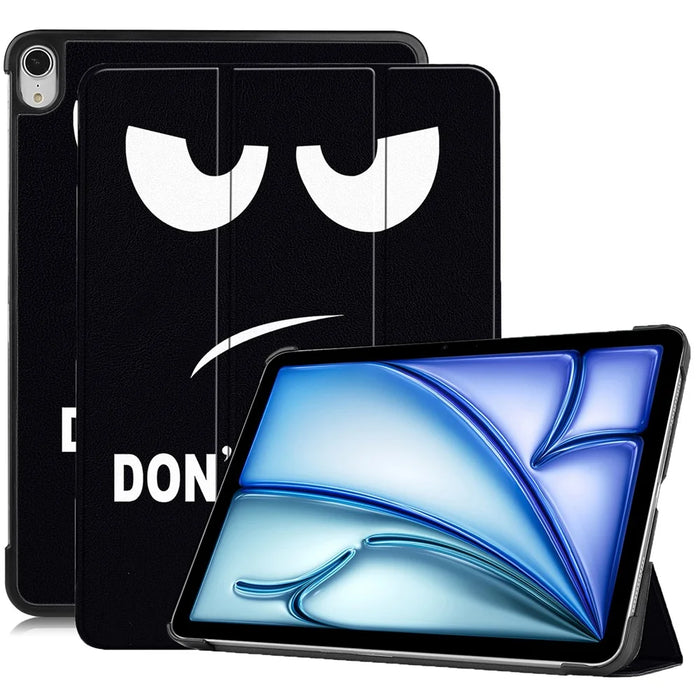 For iPad Air 13 (2026) / (2025) / (2024) Case Pattern Print Leather Stand Tablet Cover - Don't Touch Me - 1