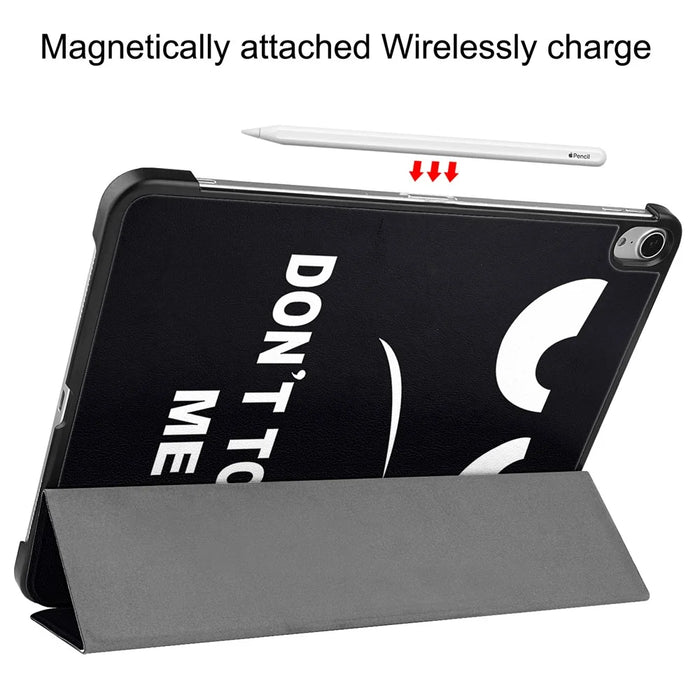 For iPad Air 13 (2026) / (2025) / (2024) Case Pattern Print Leather Stand Tablet Cover - Don't Touch Me - 3