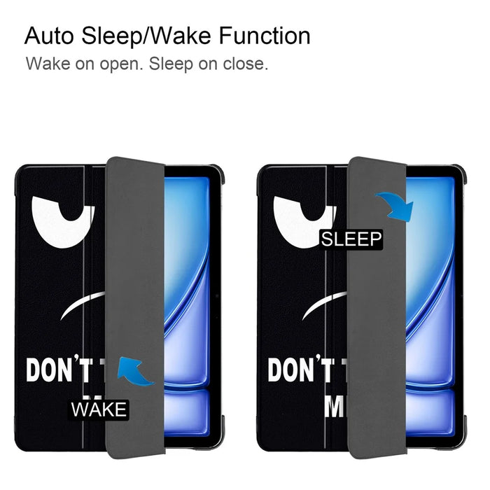 For iPad Air 13 (2026) / (2025) / (2024) Case Pattern Print Leather Stand Tablet Cover - Don't Touch Me - 4