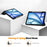 For iPad Air 13 (2026) / (2025) / (2024) Tablet Case Pattern Printing Tri-Fold Stand Leather + TPU Cover with Pen Holder - Don't Touch Me - 2