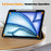 For iPad Air 13 (2026) / (2025) / (2024) Tablet Case Pattern Printing Tri-Fold Stand Leather + TPU Cover with Pen Holder - Don't Touch Me - 3