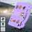 For Lenovo Tab TB311FU Case Kids Cartoon Patterns Hand Grip Kickstand Tablet EVA Cover - Purple - 4