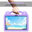 For Lenovo Tab TB311FU Case Kids Cartoon Patterns Hand Grip Kickstand Tablet EVA Cover - Purple - 7