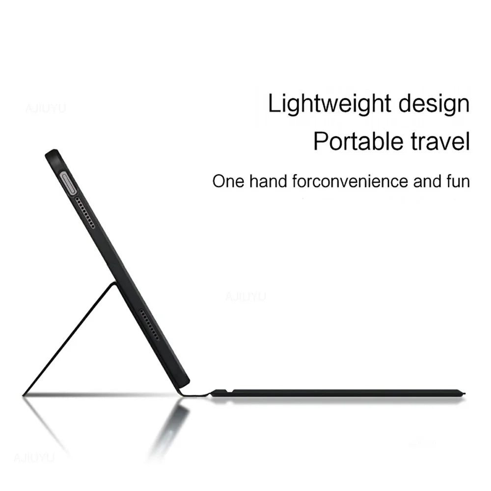 For Huawei Hi MatePad 11.5 2024 Leather Case + Touchpad Bluetooth-Compatible Keyboard with Backlit - 5