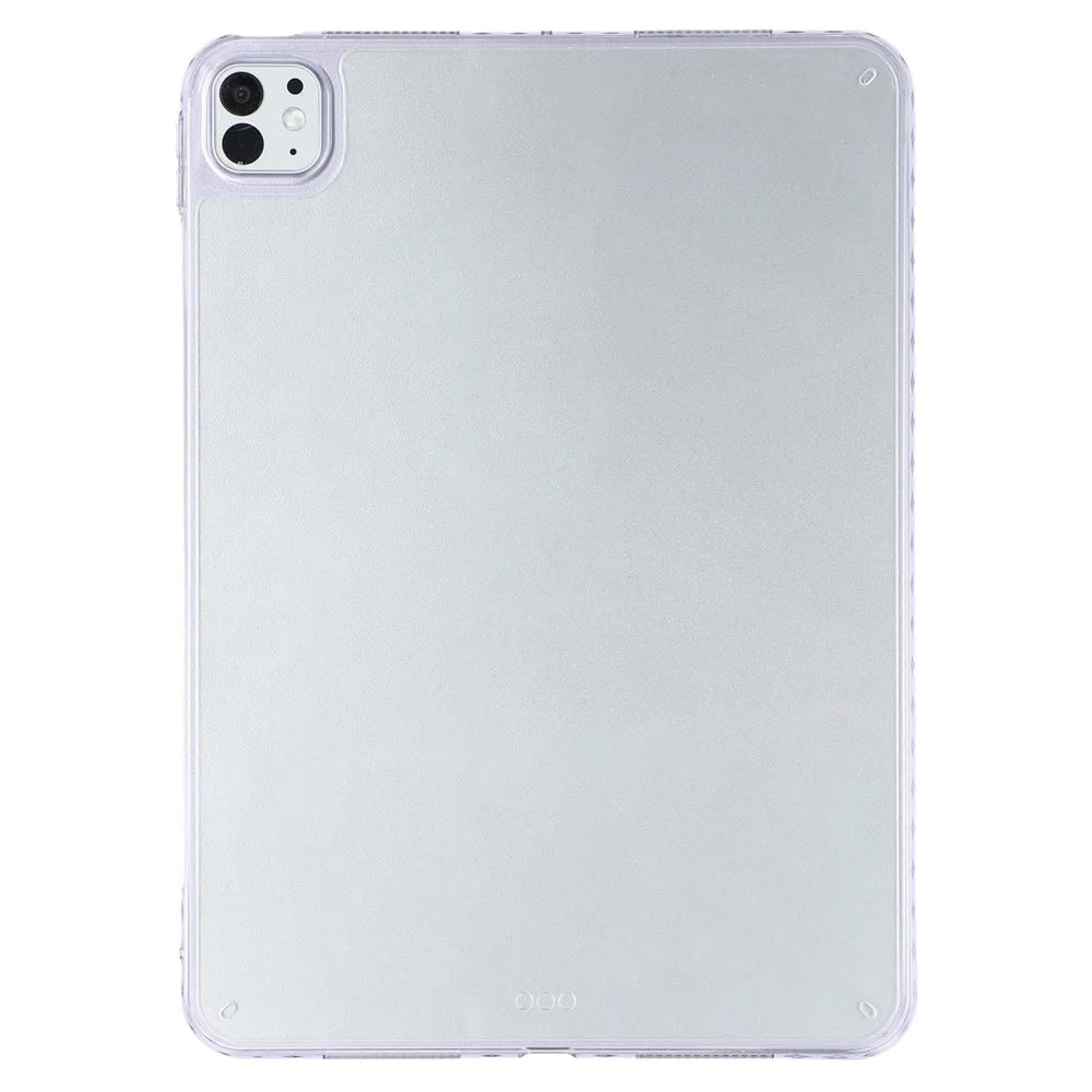 For iPad Pro 11 (2025) / 11 (2024) Case Flexible TPU + Acrylic Tablet Shockproof Protective Cover - Purple - 1
