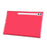 For Samsung Galaxy Tab S9 Ultra  /  S8 Ultra Clear Case 3 in 1 PC + TPU Shockproof Tablet Cover - Red - 3