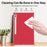 For Samsung Galaxy Tab S9 Ultra  /  S8 Ultra Clear Case 3 in 1 PC + TPU Shockproof Tablet Cover - Red - 7