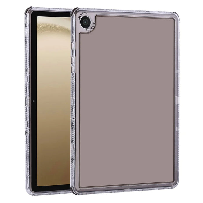For Samsung Galaxy Tab A9 Clear Case 3 in 1 PC + TPU Shockproof Tablet Cover - Black - 1