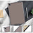 For Samsung Galaxy Tab A9 Clear Case 3 in 1 PC + TPU Shockproof Tablet Cover - Black - 7