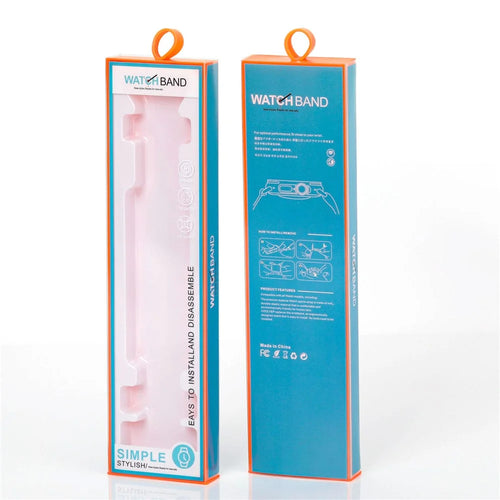 100 PCS Watch Band Packaging Box Pull Out Style Short D1 165 x 55 x 18 mm For Fashion Accessories Storage - Orange  /  Baby Blue - 1