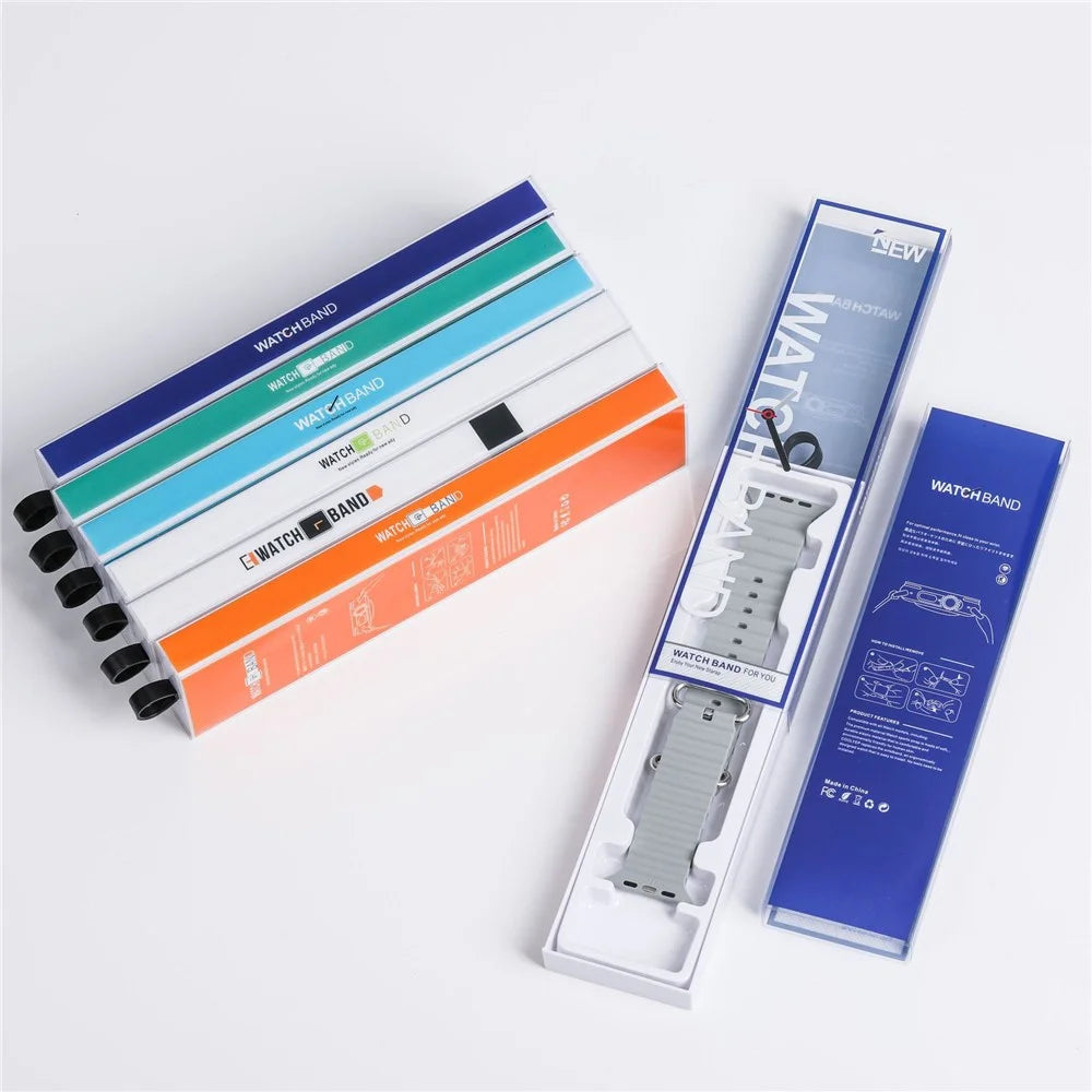 100 PCS Watch Band Packaging Box Pull Out Style Short D1 165 x 55 x 18 mm For Fashion Accessories Storage - Orange  /  Baby Blue - 3