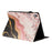 For iPad mini (2024)  /  (2021) Tablet Case Litchi Texture Pattern Printing Leather Cover Auto Sleep  /  Wake with Card Holder - Marble Flower - 3