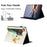For iPad 10.9 (2022) Tablet Case Litchi Texture Pattern Printing Leather Cover Auto Sleep  /  Wake with Card Holder - Three Cats - 5