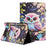 For Samsung Galaxy Tab S10 FE / S9 FE / S9 Tablet Case Litchi Texture Pattern Printing Leather Cover with Card Holder - Owl - 1