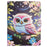 Universal 10-inch Tablet Case Litchi Texture Pattern Printing Leather Cover Auto Sleep  /  Wake with Card Holder - Owl - 7