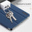 DUX DUCIS For Lenovo Yoga Tab Plus Case  Domo Series Tri-fold Stand PU Leather Protective Tablet Cover - Blue - 3