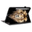 Leather Case For Samsung Galaxy Tab S10+  /  S9 FE+  /  S9+ Pattern Printed Stand Tablet Cover with Card Slots - Lion Head - 4