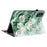 For Lenovo Legion Y700 (2025) Leather Case Pattern Printed Stand Tablet Cover with Card Slots - Jade Flower - 4
